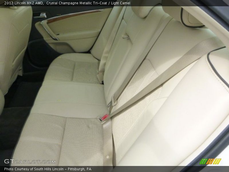 Crystal Champagne Metallic Tri-Coat / Light Camel 2012 Lincoln MKZ AWD