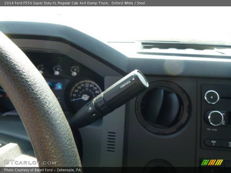 Oxford White / Steel 2014 Ford F550 Super Duty XL Regular Cab 4x4 Dump Truck