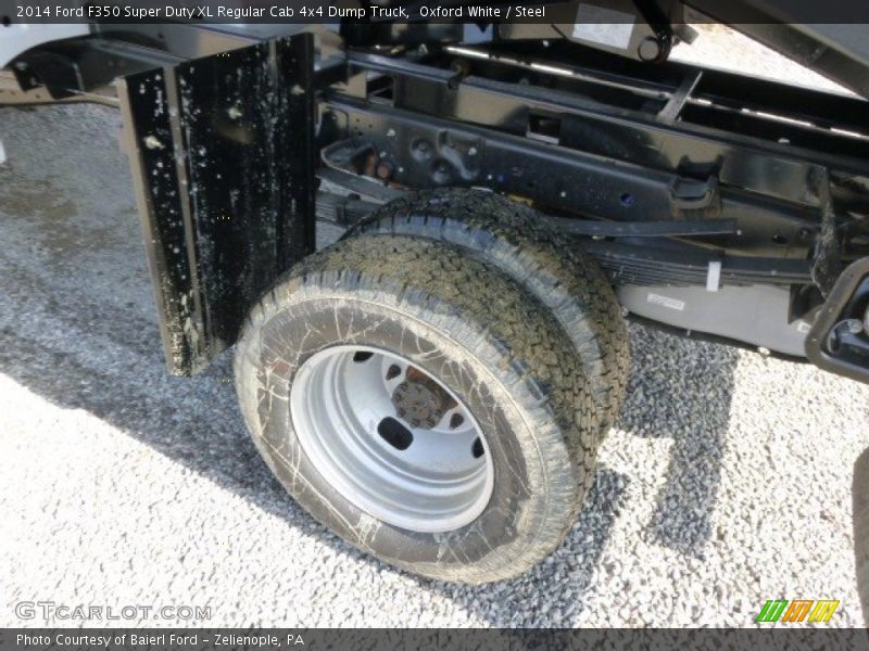 Oxford White / Steel 2014 Ford F350 Super Duty XL Regular Cab 4x4 Dump Truck
