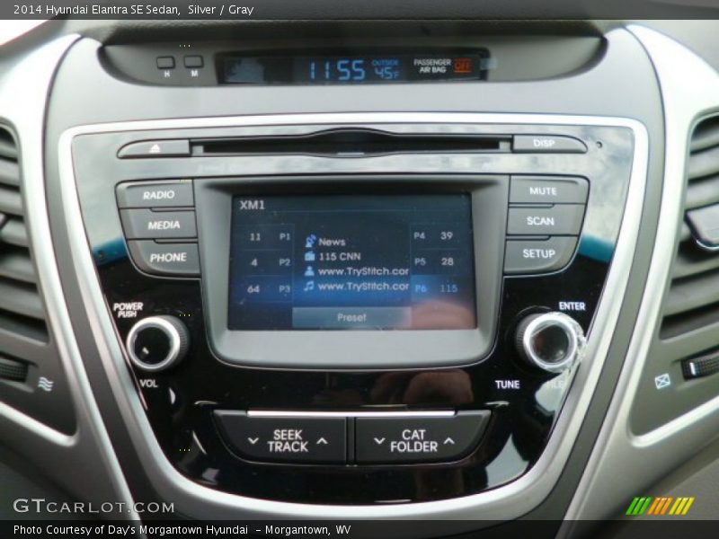 Silver / Gray 2014 Hyundai Elantra SE Sedan