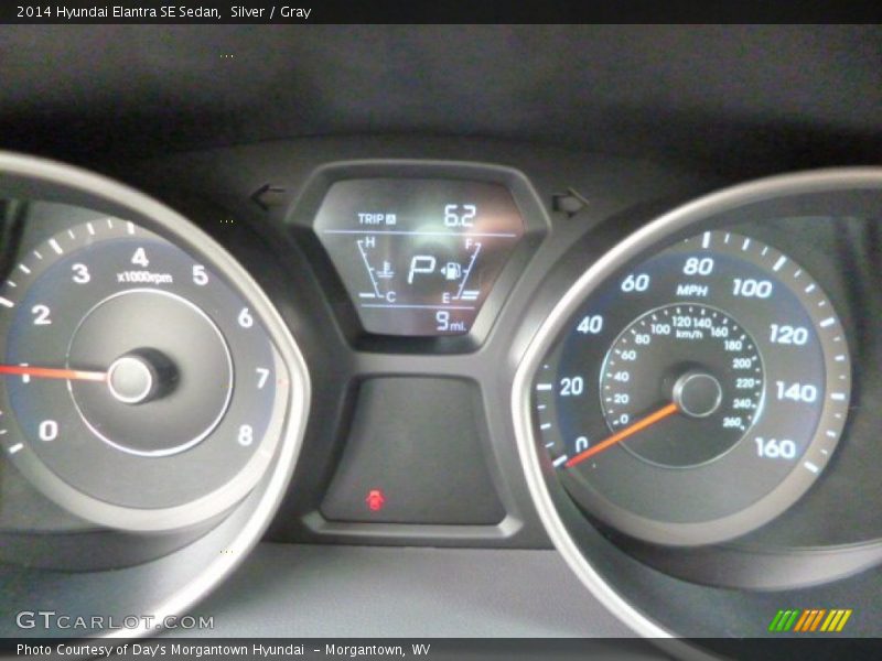 Silver / Gray 2014 Hyundai Elantra SE Sedan