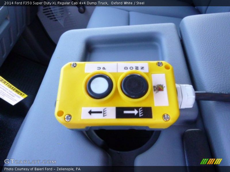 Oxford White / Steel 2014 Ford F350 Super Duty XL Regular Cab 4x4 Dump Truck