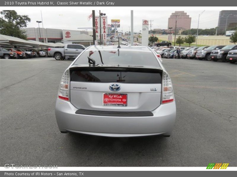 Classic Silver Metallic / Dark Gray 2010 Toyota Prius Hybrid IV