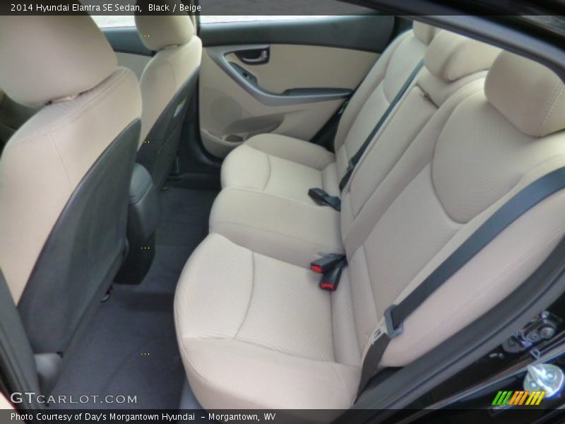 Black / Beige 2014 Hyundai Elantra SE Sedan