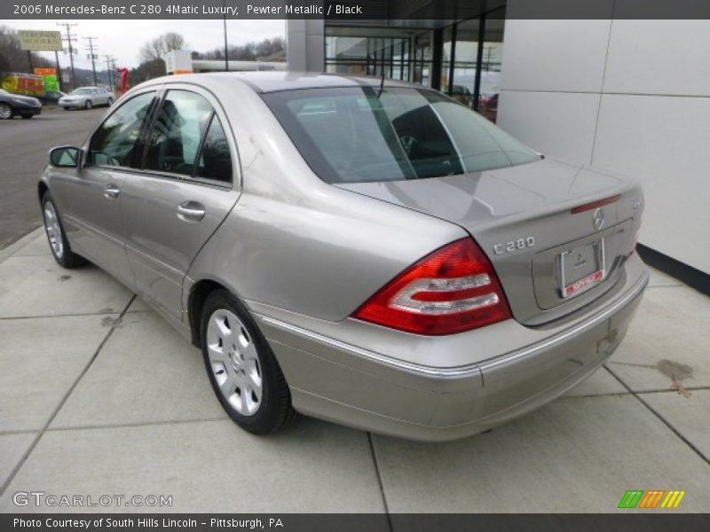 Pewter Metallic / Black 2006 Mercedes-Benz C 280 4Matic Luxury