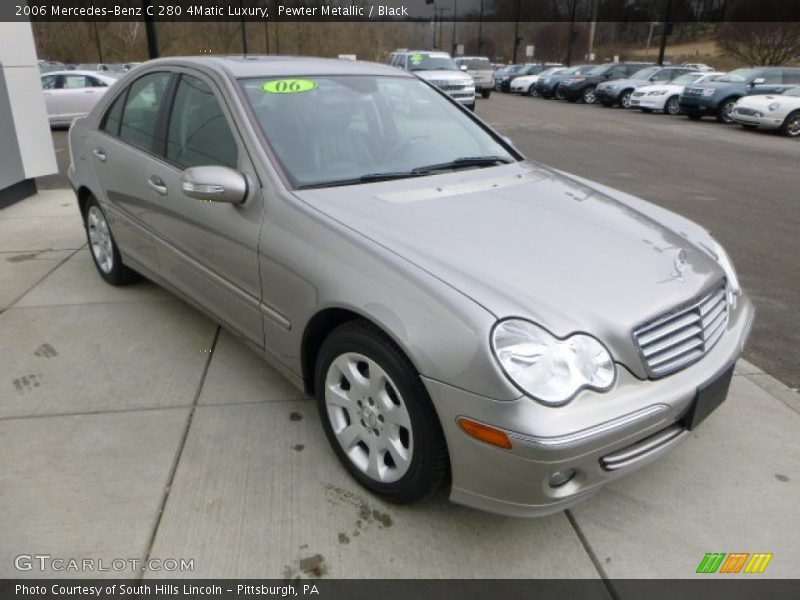 Pewter Metallic / Black 2006 Mercedes-Benz C 280 4Matic Luxury