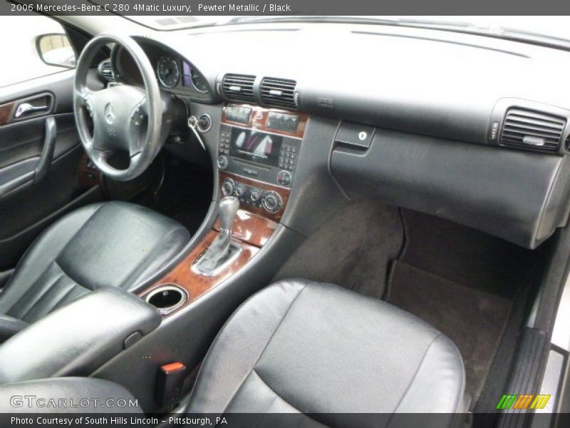 Pewter Metallic / Black 2006 Mercedes-Benz C 280 4Matic Luxury