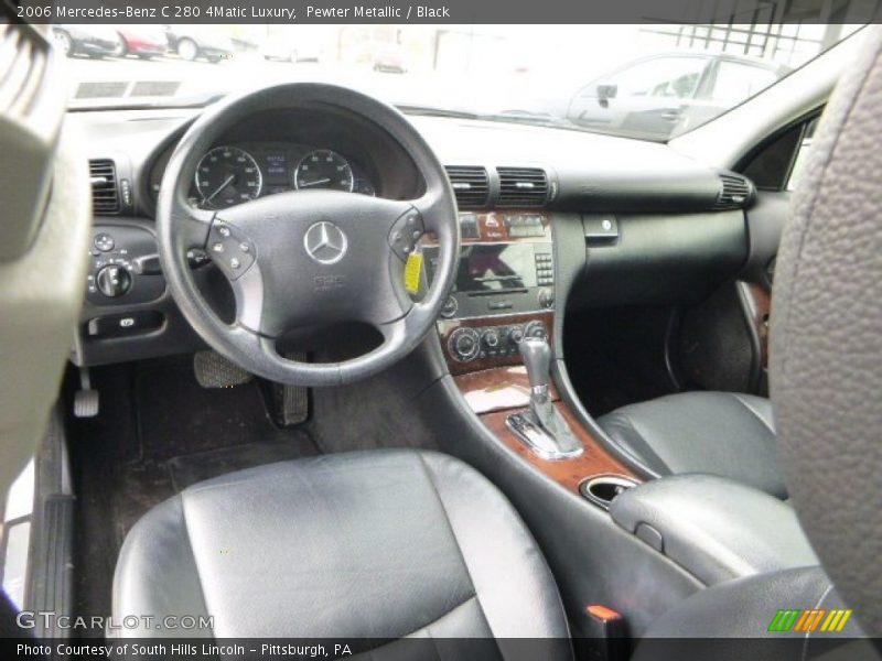 Pewter Metallic / Black 2006 Mercedes-Benz C 280 4Matic Luxury