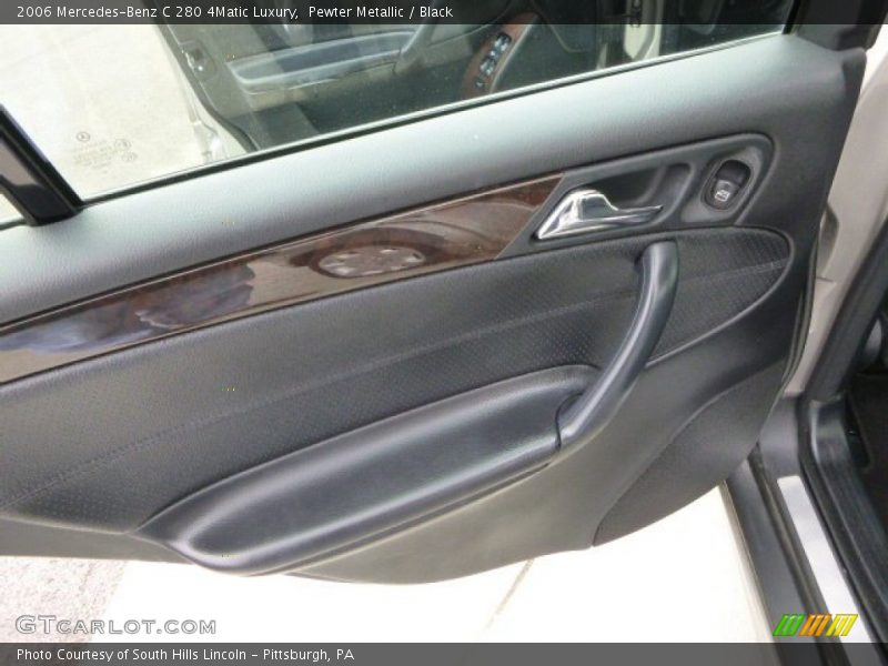 Pewter Metallic / Black 2006 Mercedes-Benz C 280 4Matic Luxury