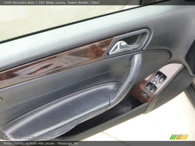 Pewter Metallic / Black 2006 Mercedes-Benz C 280 4Matic Luxury