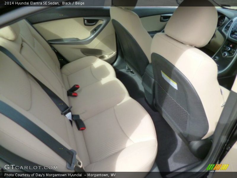 Black / Beige 2014 Hyundai Elantra SE Sedan