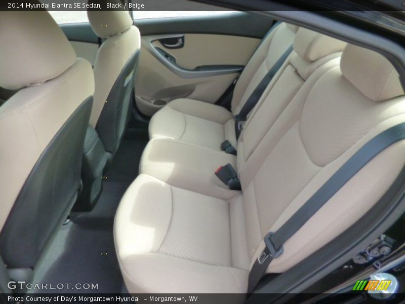 Black / Beige 2014 Hyundai Elantra SE Sedan