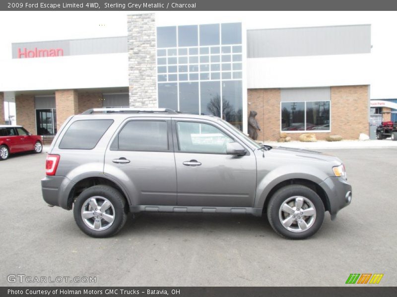 Sterling Grey Metallic / Charcoal 2009 Ford Escape Limited 4WD
