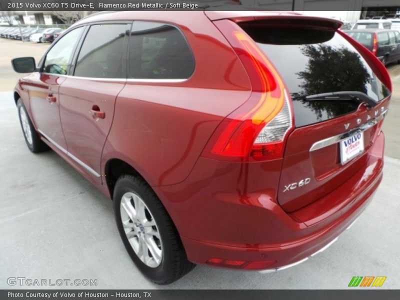 Flamenco Red Metallic / Soft Beige 2015 Volvo XC60 T5 Drive-E