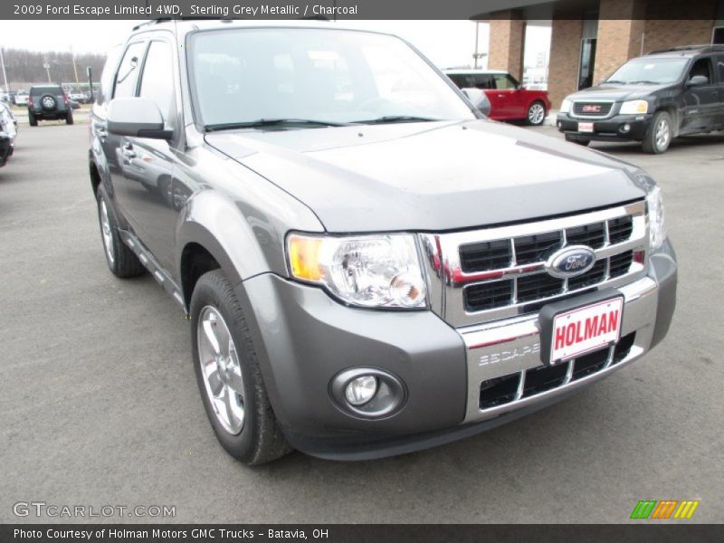 Sterling Grey Metallic / Charcoal 2009 Ford Escape Limited 4WD