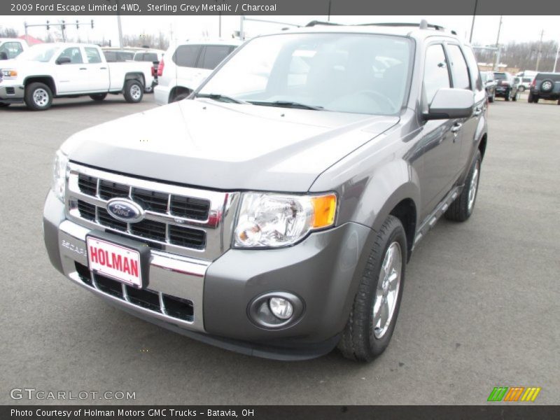 Sterling Grey Metallic / Charcoal 2009 Ford Escape Limited 4WD