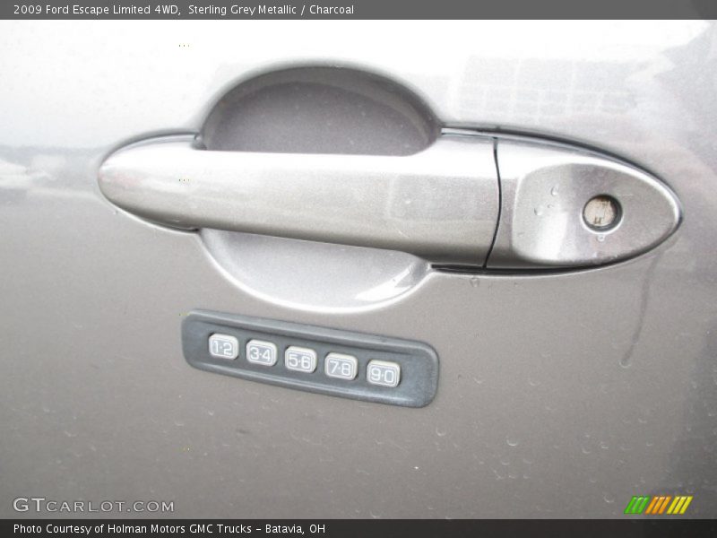 Sterling Grey Metallic / Charcoal 2009 Ford Escape Limited 4WD