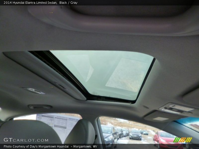 Black / Gray 2014 Hyundai Elantra Limited Sedan
