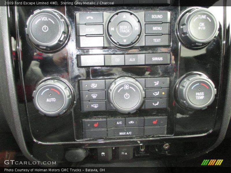 Sterling Grey Metallic / Charcoal 2009 Ford Escape Limited 4WD