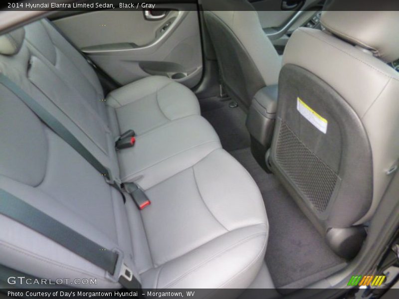 Black / Gray 2014 Hyundai Elantra Limited Sedan