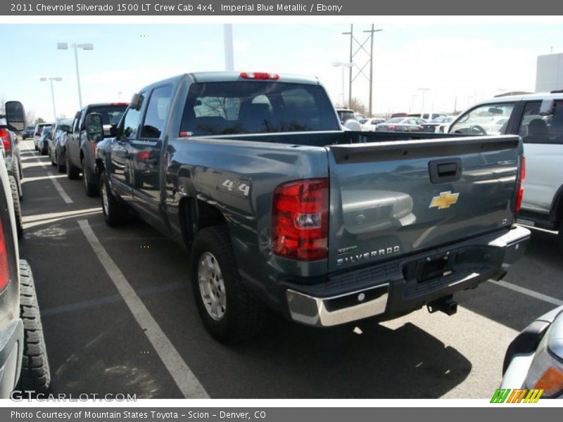 Imperial Blue Metallic / Ebony 2011 Chevrolet Silverado 1500 LT Crew Cab 4x4