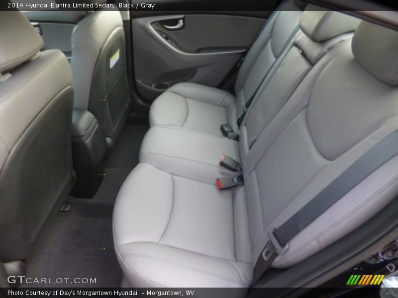 Black / Gray 2014 Hyundai Elantra Limited Sedan