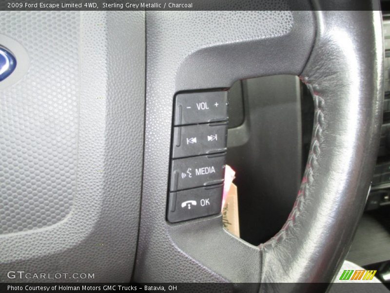 Sterling Grey Metallic / Charcoal 2009 Ford Escape Limited 4WD