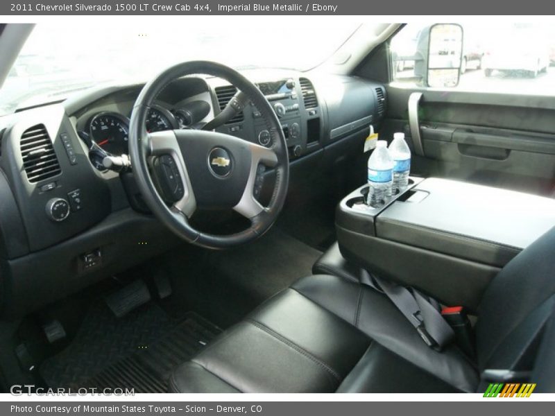 Imperial Blue Metallic / Ebony 2011 Chevrolet Silverado 1500 LT Crew Cab 4x4