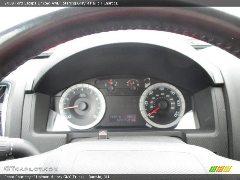 Sterling Grey Metallic / Charcoal 2009 Ford Escape Limited 4WD
