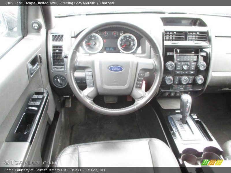 Sterling Grey Metallic / Charcoal 2009 Ford Escape Limited 4WD
