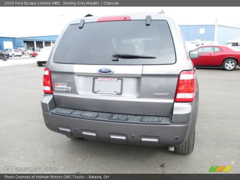 Sterling Grey Metallic / Charcoal 2009 Ford Escape Limited 4WD