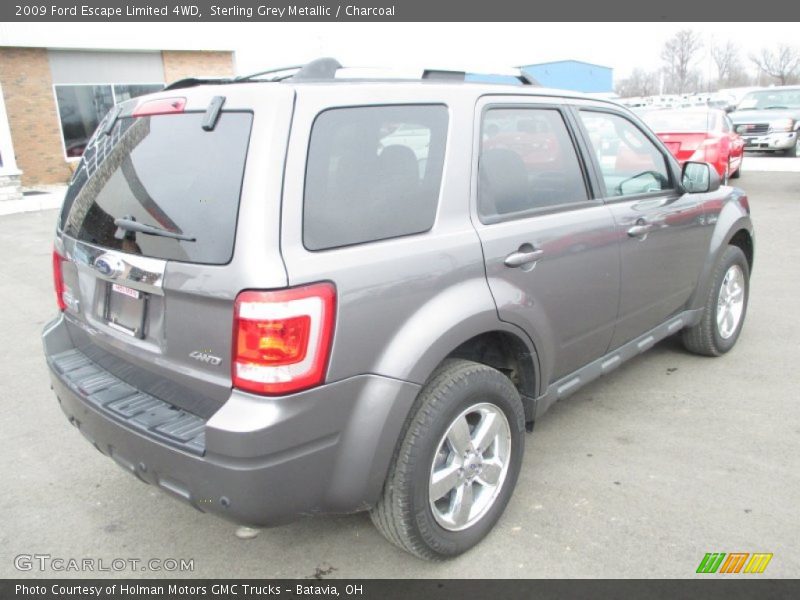 Sterling Grey Metallic / Charcoal 2009 Ford Escape Limited 4WD