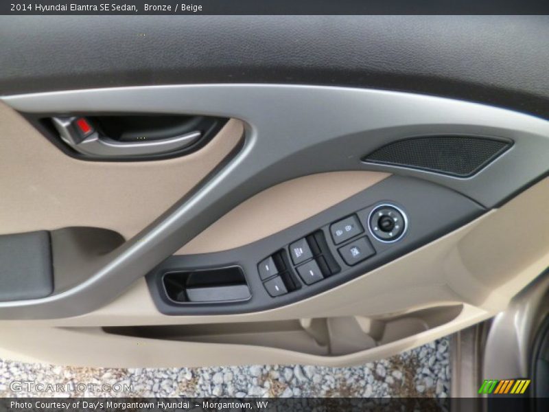 Bronze / Beige 2014 Hyundai Elantra SE Sedan