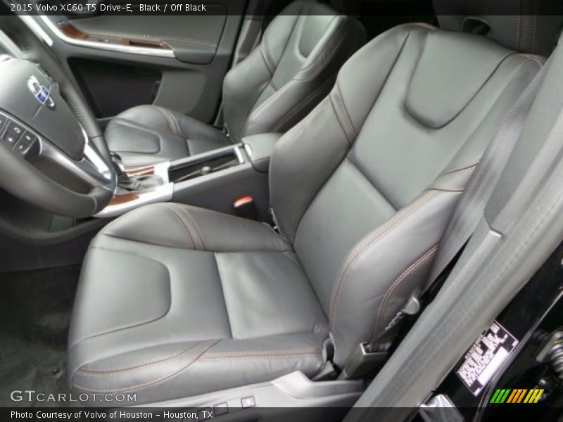 Front Seat of 2015 XC60 T5 Drive-E