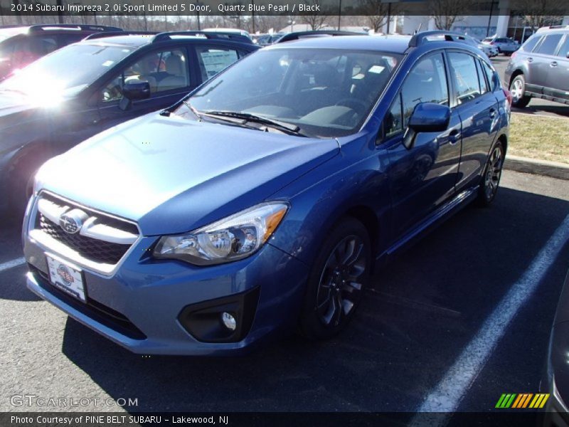 Quartz Blue Pearl / Black 2014 Subaru Impreza 2.0i Sport Limited 5 Door