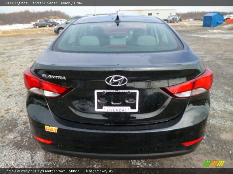 Black / Gray 2014 Hyundai Elantra SE Sedan