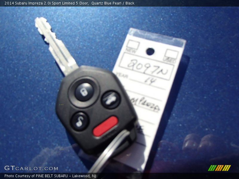 Quartz Blue Pearl / Black 2014 Subaru Impreza 2.0i Sport Limited 5 Door