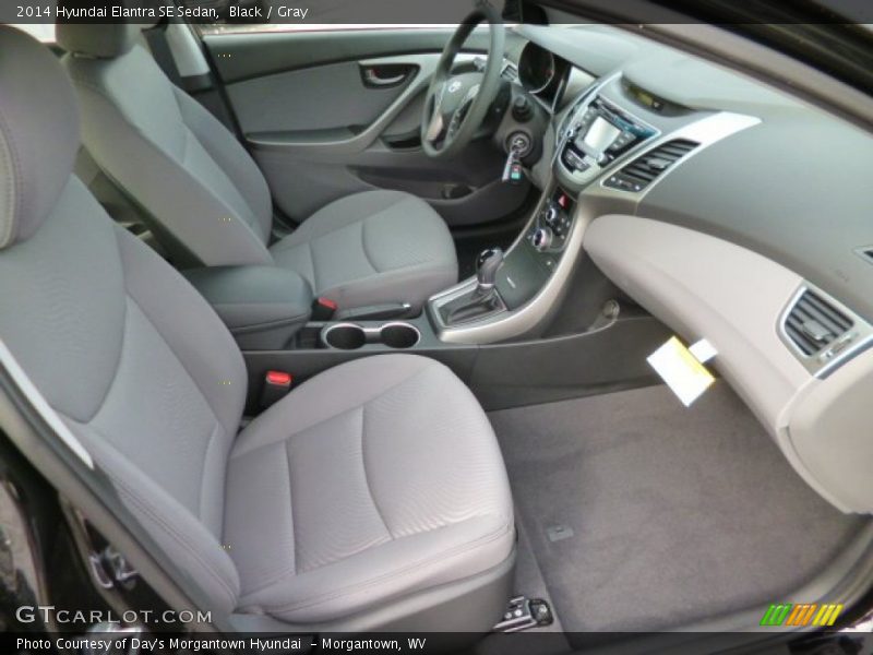 Black / Gray 2014 Hyundai Elantra SE Sedan