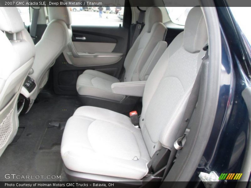 Deep Blue Metallic / Titanium 2007 GMC Acadia SLE
