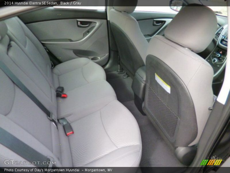 Black / Gray 2014 Hyundai Elantra SE Sedan