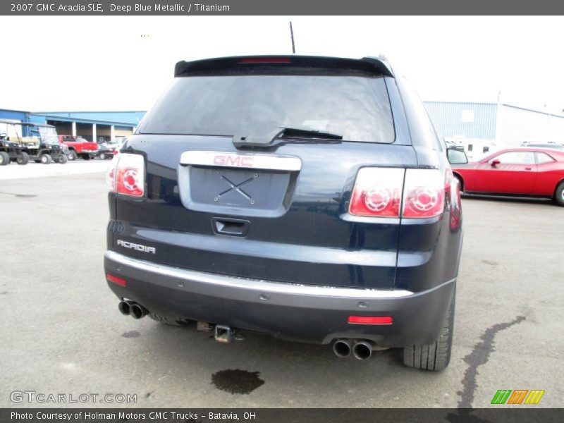 Deep Blue Metallic / Titanium 2007 GMC Acadia SLE