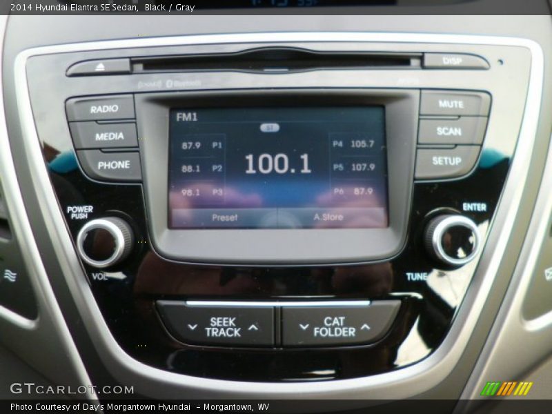 Black / Gray 2014 Hyundai Elantra SE Sedan