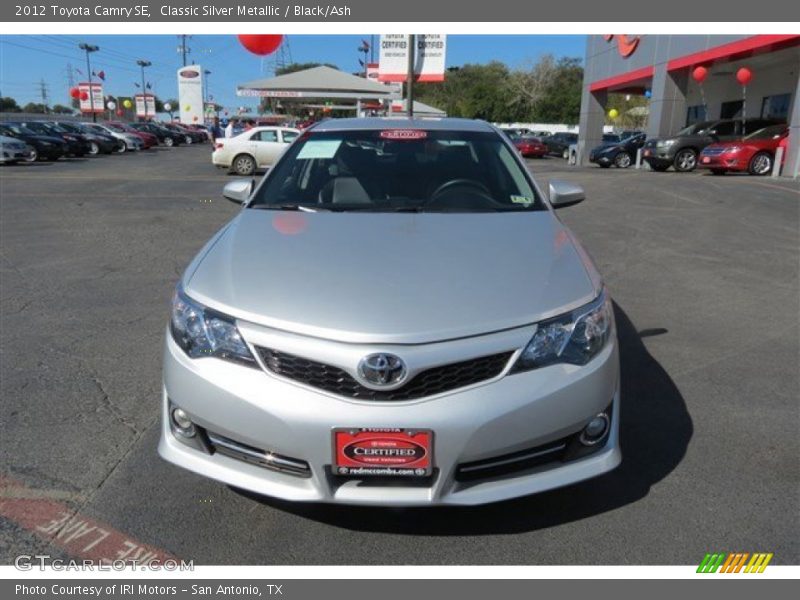 Classic Silver Metallic / Black/Ash 2012 Toyota Camry SE