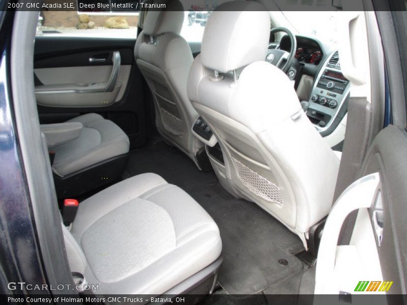 Deep Blue Metallic / Titanium 2007 GMC Acadia SLE