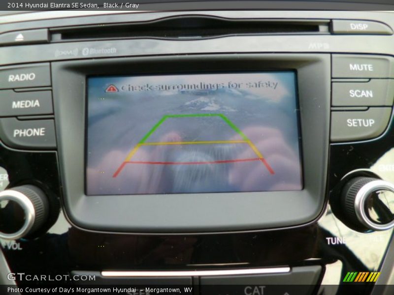 Black / Gray 2014 Hyundai Elantra SE Sedan