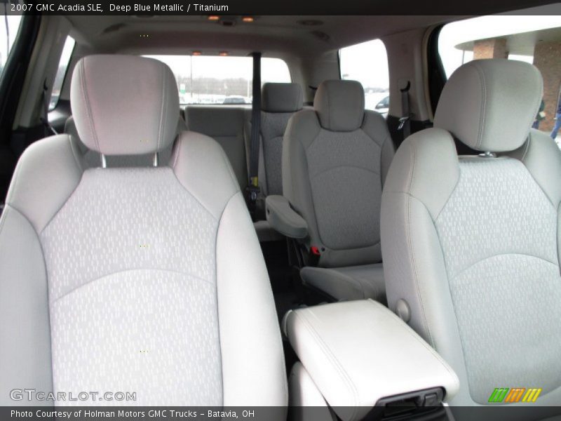 Deep Blue Metallic / Titanium 2007 GMC Acadia SLE