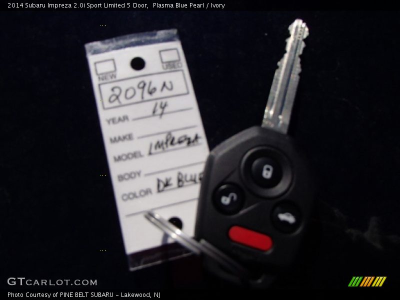 Plasma Blue Pearl / Ivory 2014 Subaru Impreza 2.0i Sport Limited 5 Door
