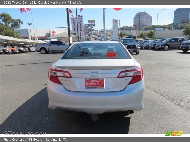 Classic Silver Metallic / Black/Ash 2012 Toyota Camry SE