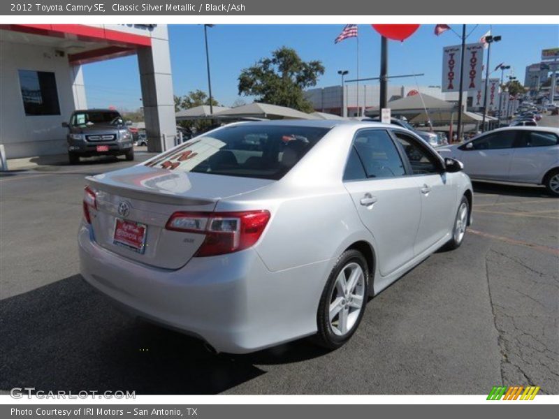 Classic Silver Metallic / Black/Ash 2012 Toyota Camry SE