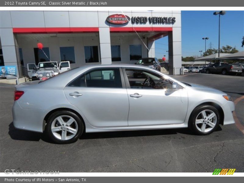 Classic Silver Metallic / Black/Ash 2012 Toyota Camry SE